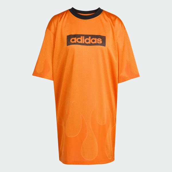 Laranja Vestido Hockey Flames
