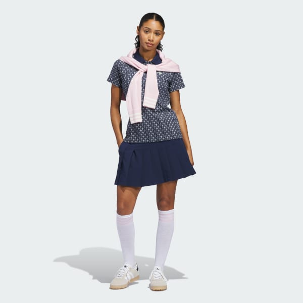 Bleu Polo imprimé Trèfle intégral Originals