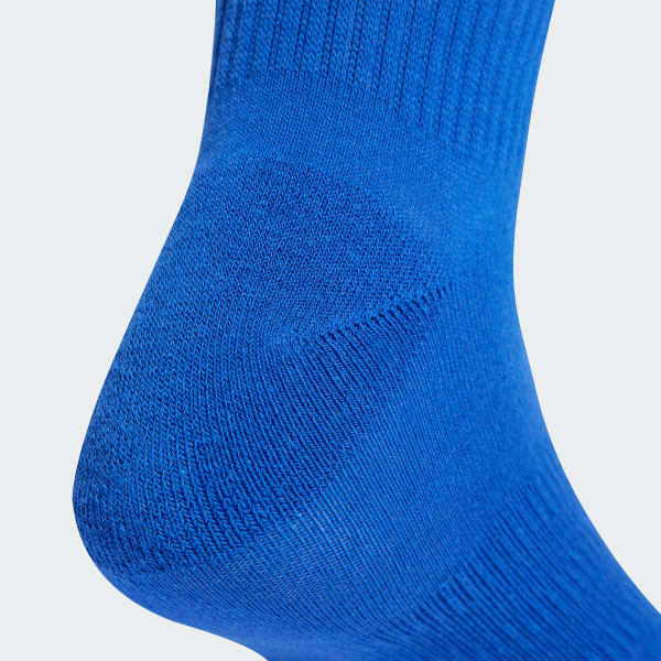 Bleu Chaussettes matelassées mi-mollet (6 paires)