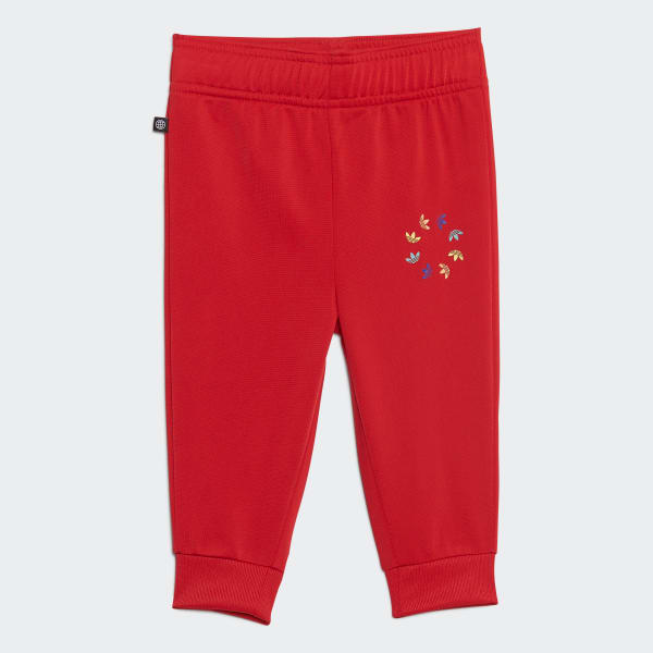 Czerwony Adicolor Track Suit
