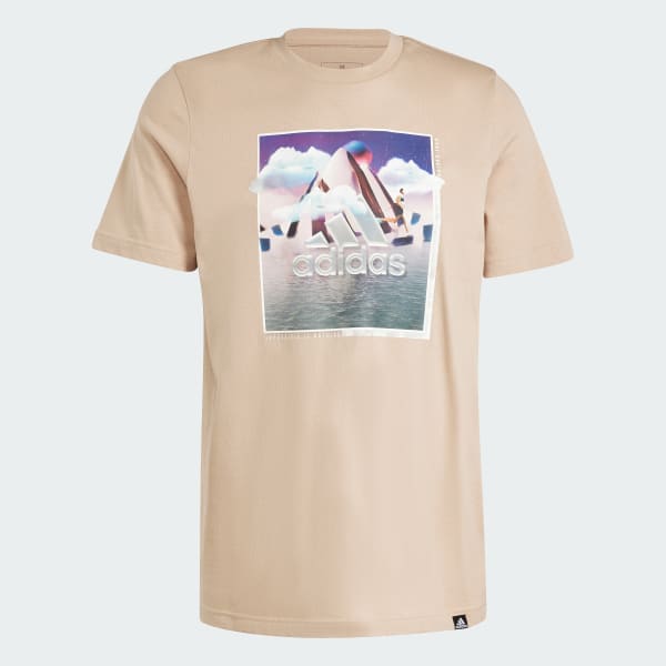 Beige Landscape Badge Graphic Tee