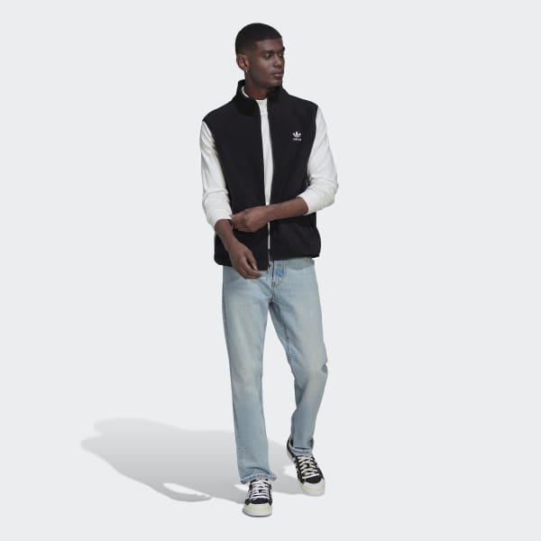 noir Veste sans manches Adicolor 3-Stripes Fleece CZ783
