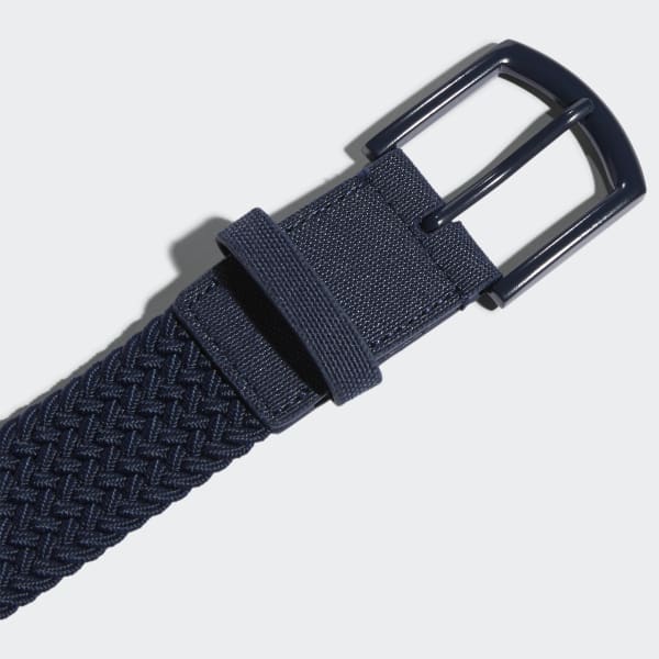 Blue Men's Braided Stretch Belt