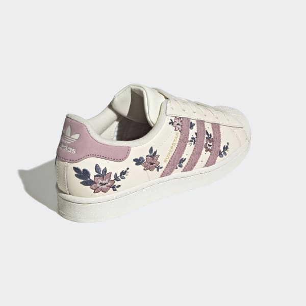 Floral adidas superstar sale shoes