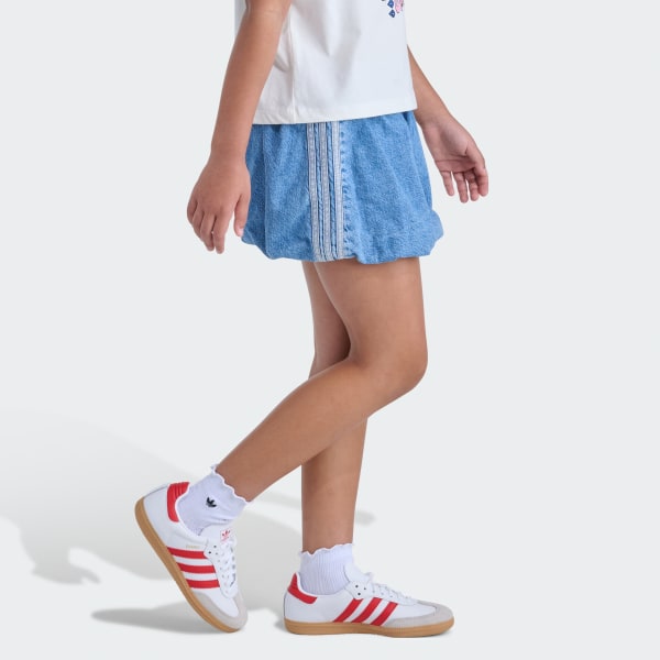 Blue DENIM BUBBLE SKORT