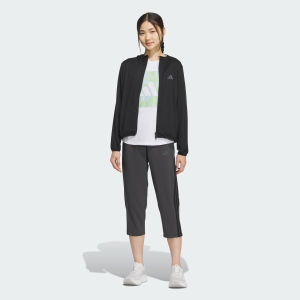 ブラック マストハブ UV ニット フルジップ パーカー