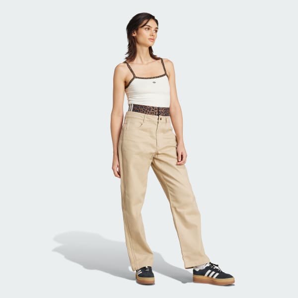 Hvit Leopard Tanktopp