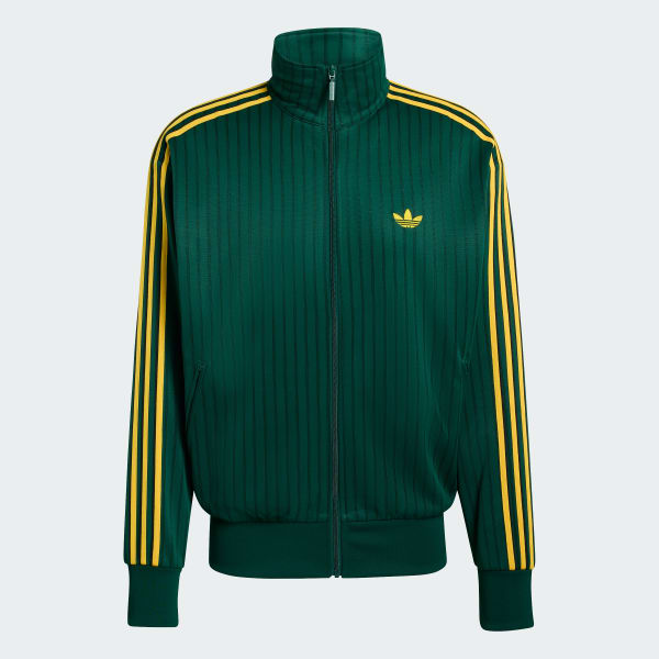 Green FIREBIRD LOOSE PINSTRIPES TRACK TOP