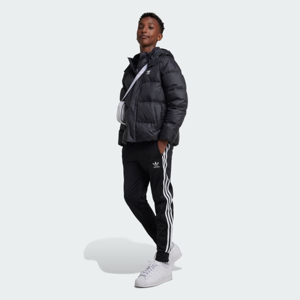 Zwart Adicolor Down Jacket Kids