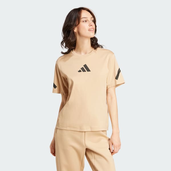 Beige adidas Z.N.E. Tee
