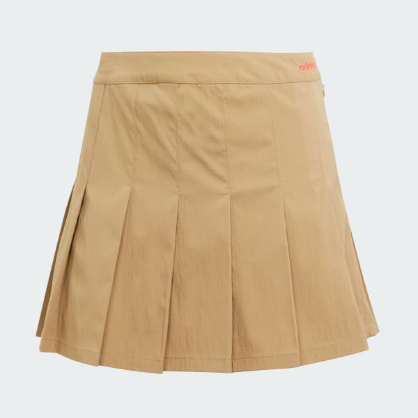 ワンピース *Adidas*adidas*Adidas* pleated detail skirt IM7203 adidas Pleated Skirt - Brown | Free Shipping with adiClub