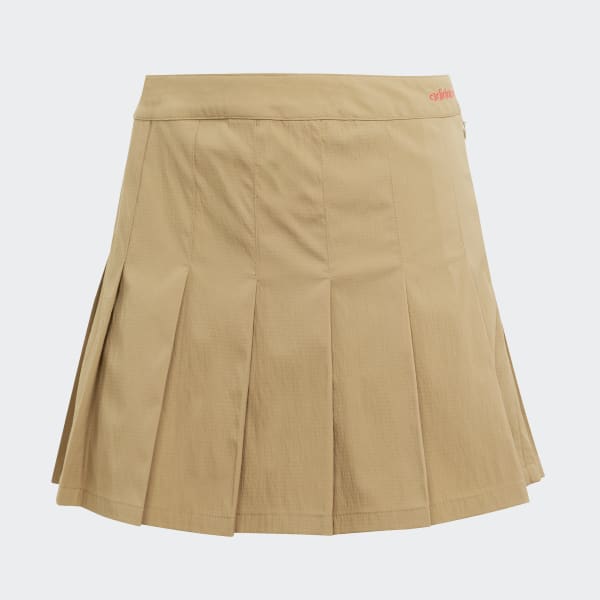 adidas☆Pleated skirt レース プリーツスカート ミニ丈【UK発】 Pleated_Skirt_Brown_JY3564_db2