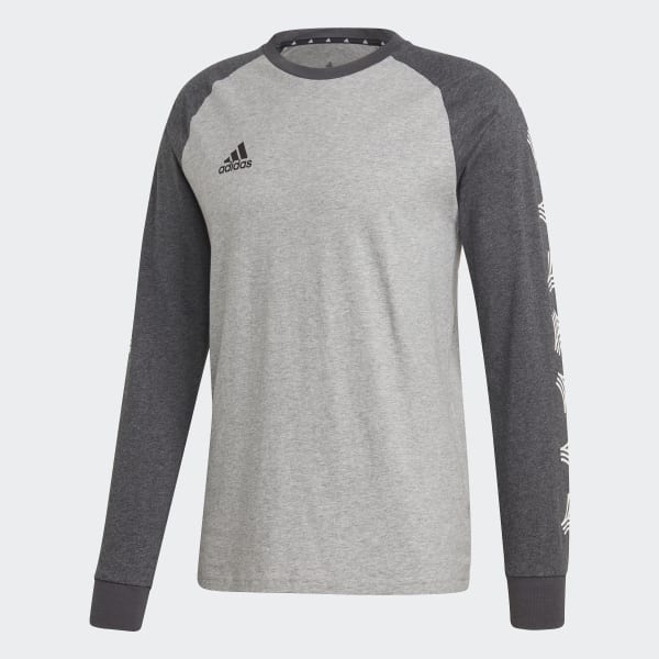 adidas tan logo tee