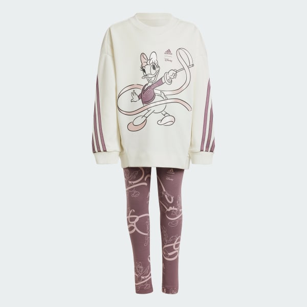 Beyaz Disney Minnie ve Daisy Jogger Eşofman Takımı