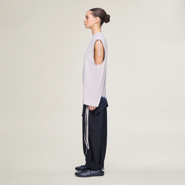 Kahverengi Y-3 DIP DYE BÜZGÜLÜ DRAPE TİŞÖRT