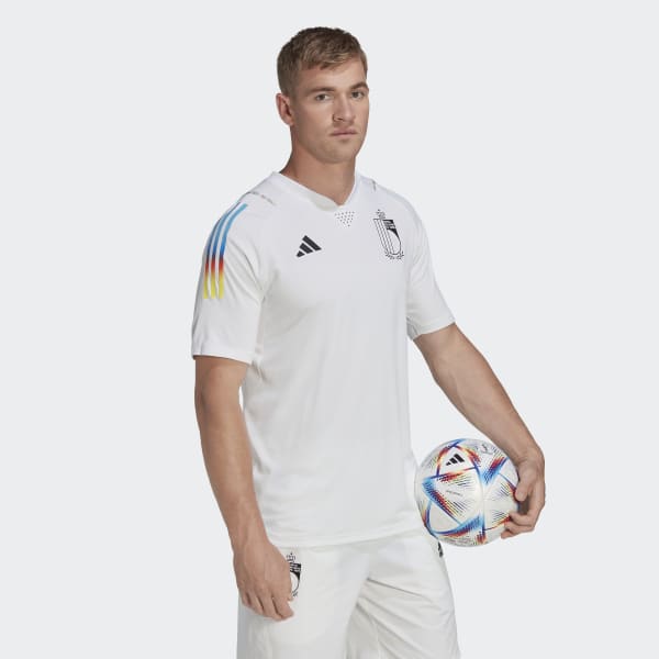 Hvid Belgium Game Day Pre-Match Jersey BWZ43