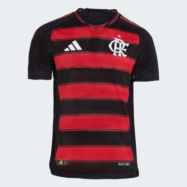 adidas CR Flamengo 25 Home Authentic Jersey - Black | Free