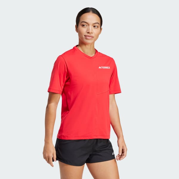 Red Terrex Multi Climacool Tee