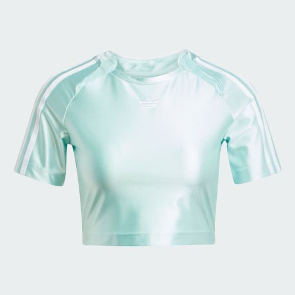 Turquesa Camiseta Baby Look Adicolor Teamgeist