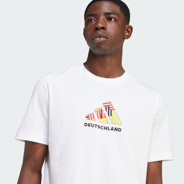 adidas Germany Football Fan Graphic Tee White adidas Malaysia