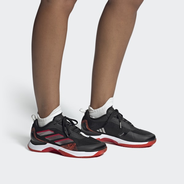 Black Avacourt Clay Court Tennis Shoes