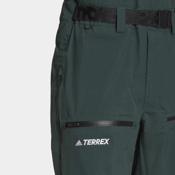 Zielony TERREX 3Layer GORE TEX SNOW PANTS CS970