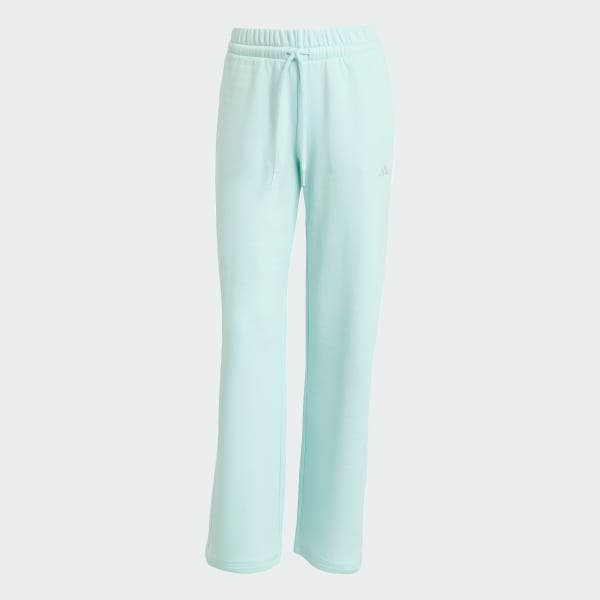 Turquoise Pantalon droit Essentials Small petit Logo Feel Cozy