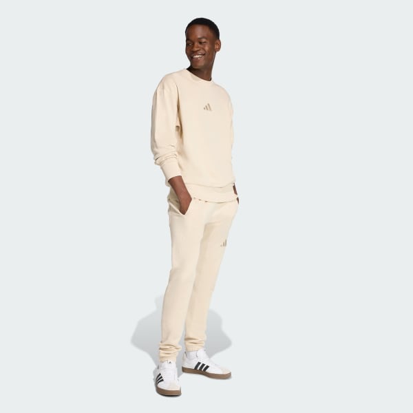 Beige ALL SZN French Terry Regular Tapered Pants