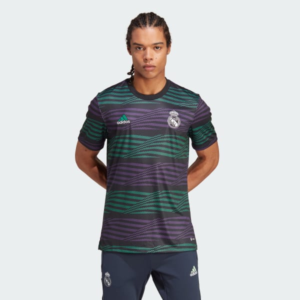 Czerń Real Madrid Pre-Match Jersey