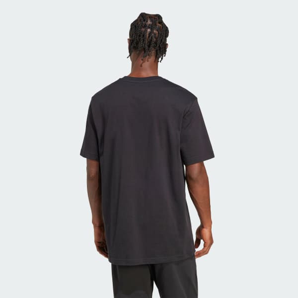 Negro Remera Graphic Futurismo Retro