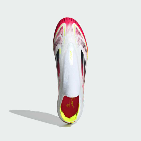 adidas F50 Elite Laceless Artificial Grass Cleats - White