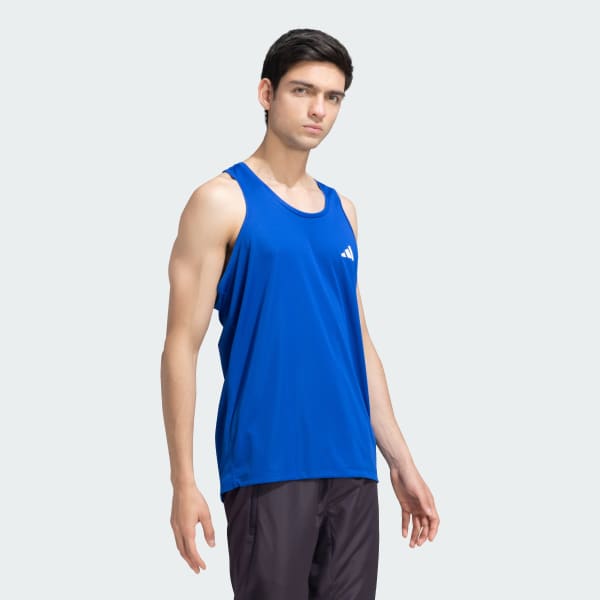 Blue Own The Run Tank