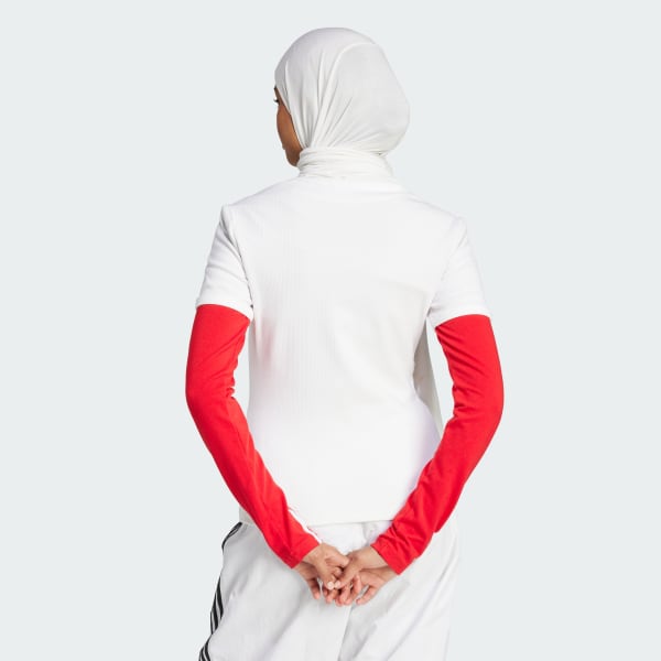 Blanco Polera adidas Originals