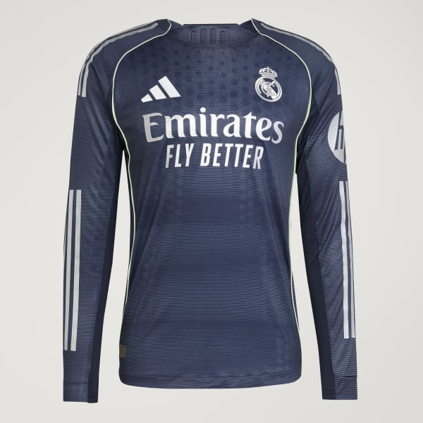 adidas Real Madrid 長袖ユニフォーム25/26 adidas Koszulka Real Madrid 25/26 Long Sleeve Away Authentic