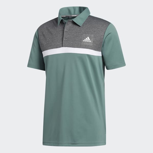 adidas Novelty Colorblock Golf Polo Shirt Green adidas Philippines