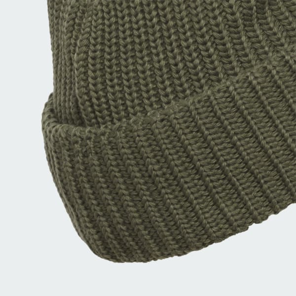 zelená Čepice Double Cuff Chunky