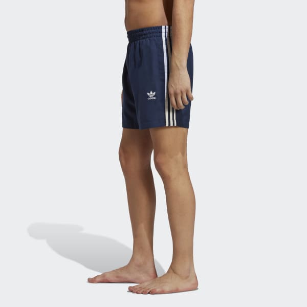 Niebieski Originals Adicolor 3-Stripes Swim Shorts