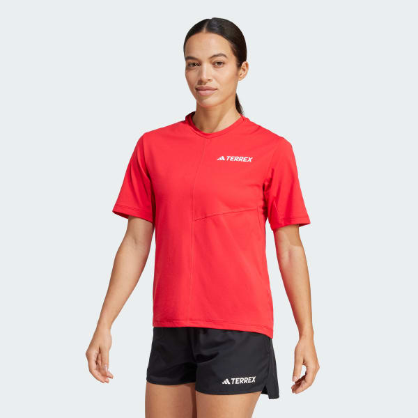 Red Terrex Multi Climacool Tee