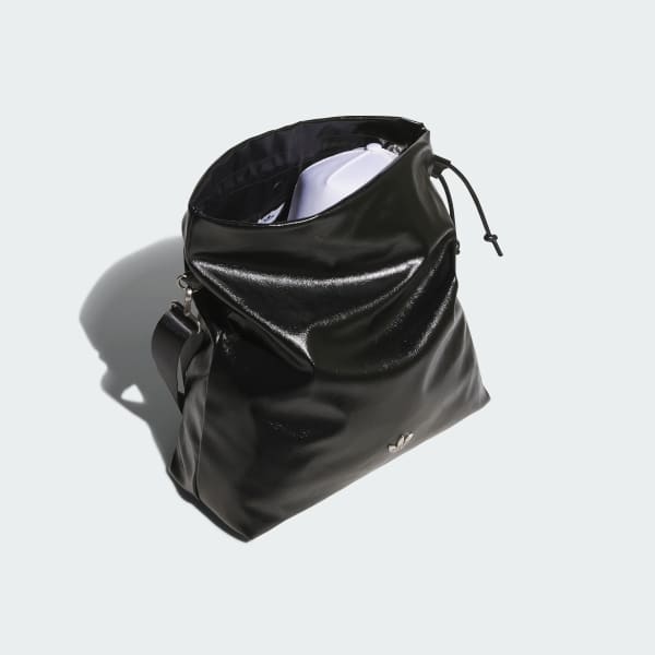 ブラック ファッション ストリート ショルダーバッグ（L）