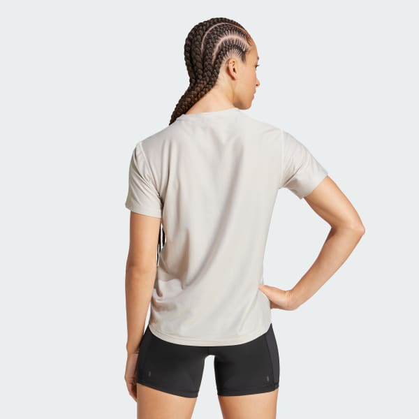 Beige Own The Run Tee