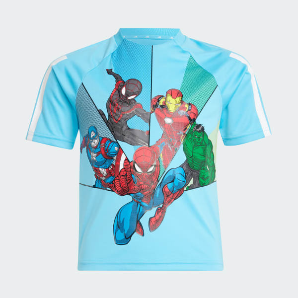 Azul Polera Adidas Marvel Spider-Man