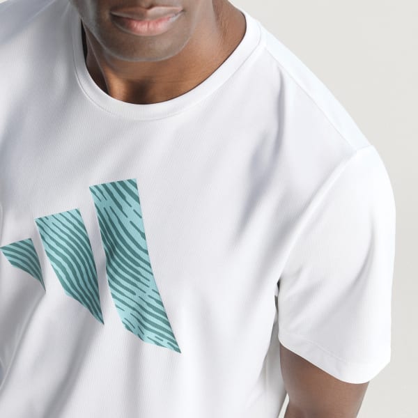 Putih T-shirt Running Essentials Brand Love Adi365