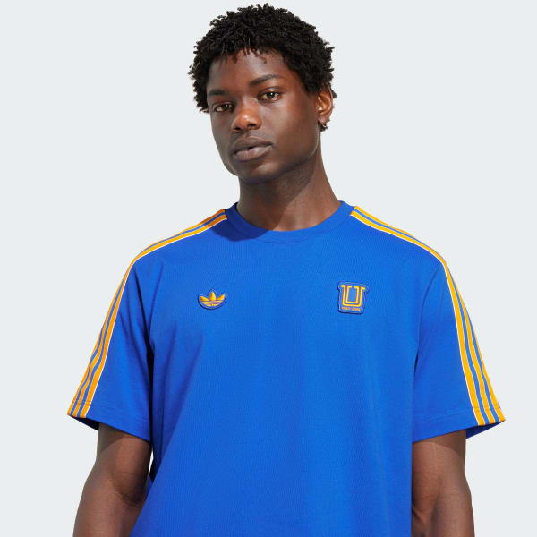 adidas Tigres UANL Terrace Icons Tee - Blue | Free Shipping with