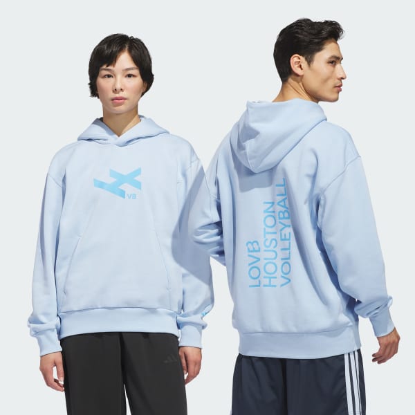 adidas LOVB CITY GRAPHICS HOODIE - Blue | Free Shipping with