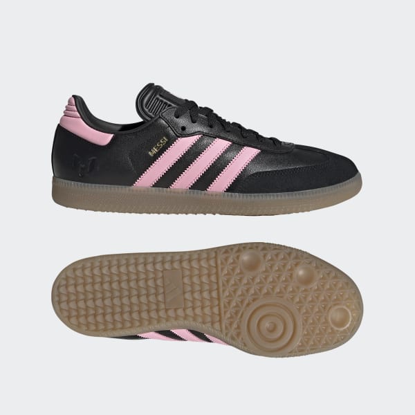 adidas Samba Messi Indoor Soccer Shoes - Black | Free
