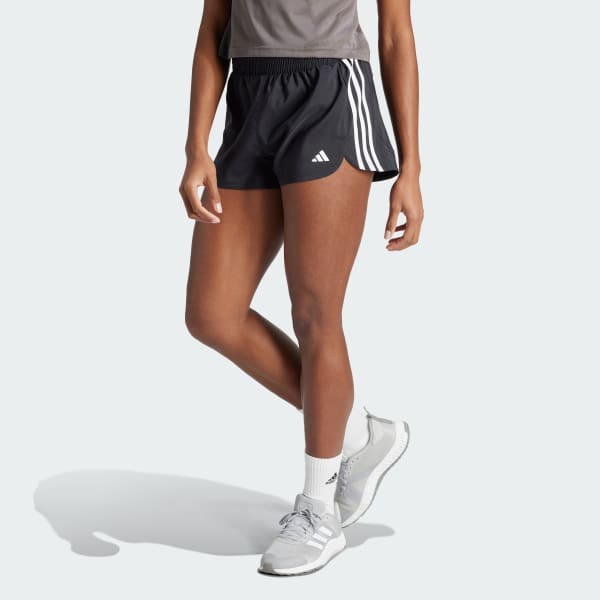 Pacer Training 3-Stripes Woven Mid-Rise Shorts