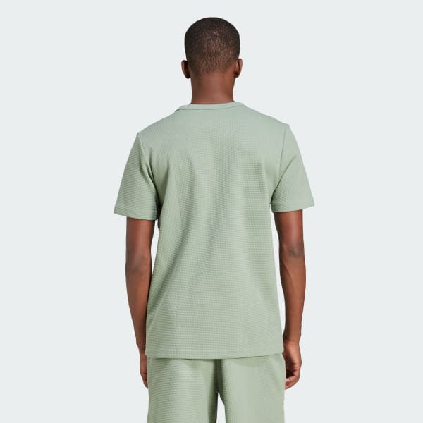 Verde Playera Essentials Trifolio Waffle