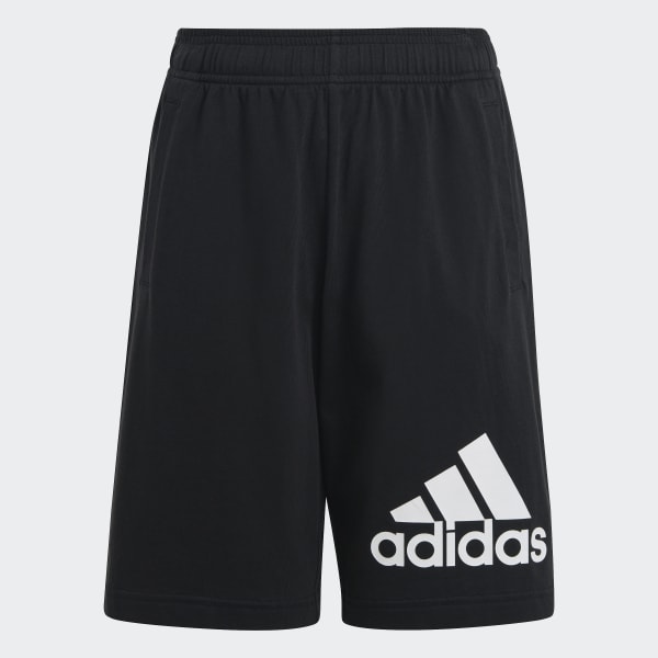 adidas Essentials Big Logo Cotton Shorts - Black | adidas Switzerland