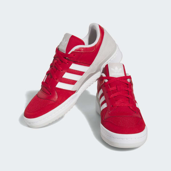 rouge Chaussure Forum Low Classic
