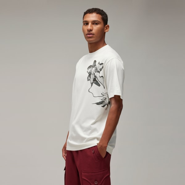 Blanco Playera manga corta Graphic Y-3